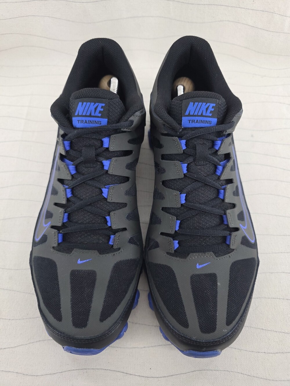 Nike Mens Reax 8 TR Running Black Racer Blue Sneakers Shoes 621716-012 Size 12 - Picture 3 of 15
